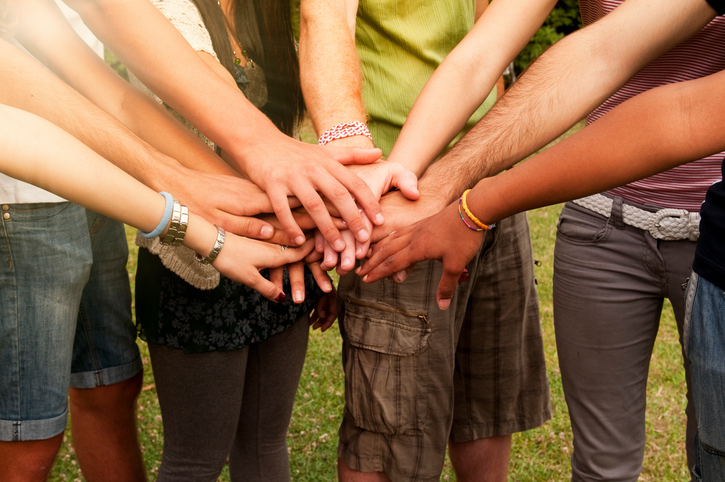 Young people unity.