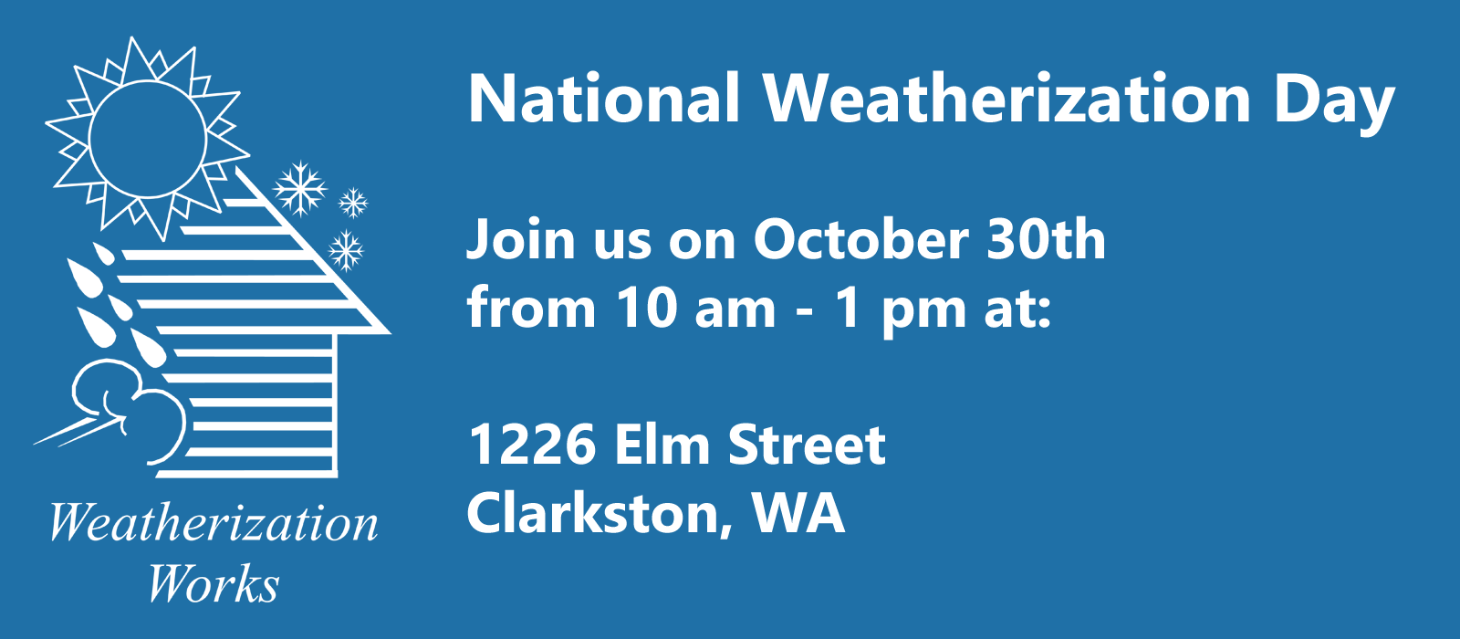 Weatherization Day Banner 2017